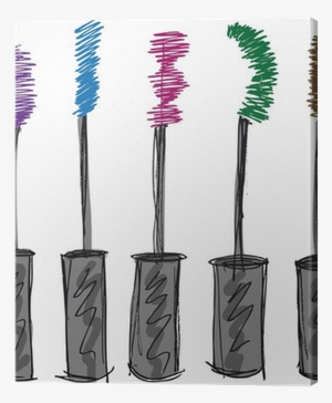 Sketch Of Eyelash Brush