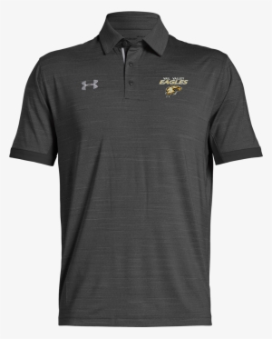 Under Armour Elevated Polo Front View In Black With - Lacoste Piké