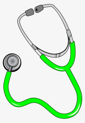 How To Set Use Green Stethoscope Svg Vector - Stethoscope Clipart