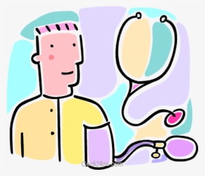 Stethoscope And Blood Pressure Cup Royalty Free Vector