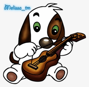 Cute Dog Playing The Guitar Png By Melissa-tm On Deviantart - Clip Art