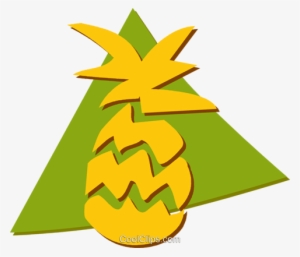 Abacaxi Livre De Direitos Vetores Clip Art Ilustração - Abacaxi Png Vetor