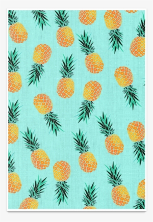 Poster Padrão De Abacaxi De Vitor Costana - Toalha De Banho De Abacaxi