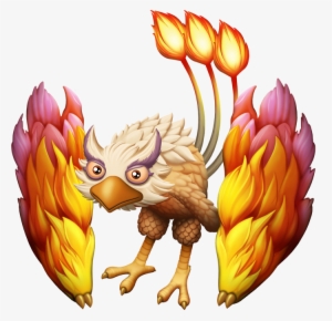 Af Firebird Adult - My Singing Monsters Dawn Of Fire Glowl