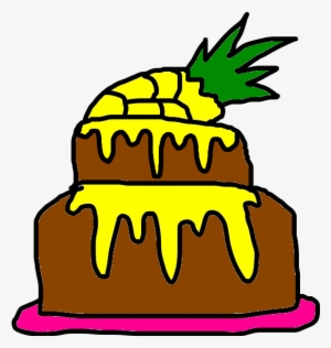 Bolo De Abacaxi - Desenho Bolo De Abacaxi