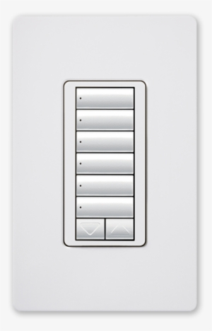 Larger Images - Lutron Rkd-h5brl-pl-e Hybrid Keypad Engraved Kit