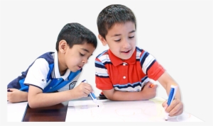 Children Teaching Eachother To Read - Teacher