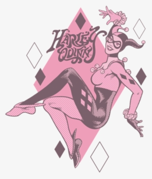 Dc Comics Harley Quinn Juniors T-shirt - Harley Quinn Comic Card Holder