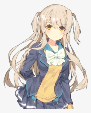 Anime Girl Yellow Hair