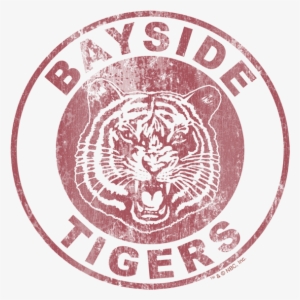 Saved By The Bell Tigers Men's V Neck T Shirt - Bayside Tigers Logo Png