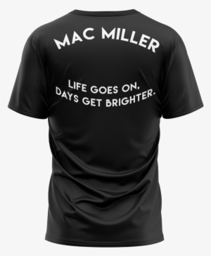Mac Miller Tshirt Back
