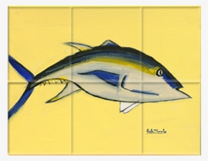 Blackfin Tuna Fish Tile Art - Art