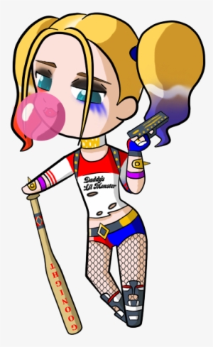 By Fragmentartstudio On Deviantart - Harley Quinn Chibi Png
