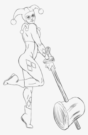 Anime Harley Quinn Coloring Pages - Harley Quinn Coloring Page