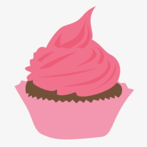 Png Royalty Free Stock Cake Svg Tumblr Transparent - Cartoon Cupcake Without Background