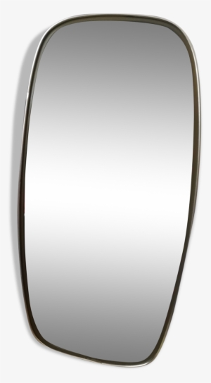 Asymmetric Mirror Shape Free Vintage Brass 23x47cm - Mirror