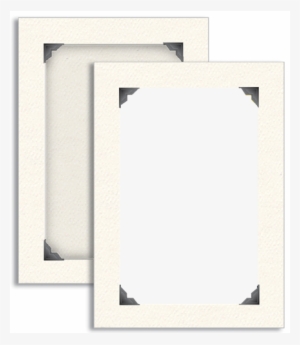 Bright White, Vintage Corner, Blank Back, Set Of 10 - Fireplace