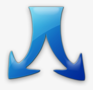 Pin Double Arrow Clipart - Icon