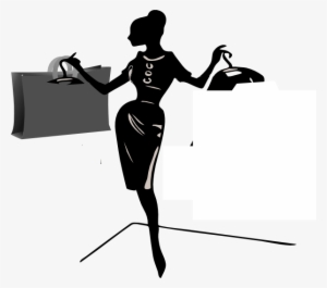 Lady Edit Shopper Clip Art - Shopper Clipart