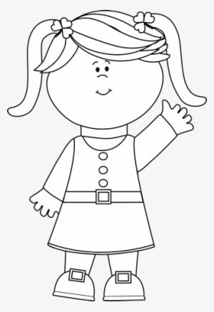 Black Lady Cliparts - Girl Clipart Black And White Transparent Background