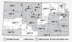 Antlerless White-tailed By Unit Map - Kansas Unit 19 Map
