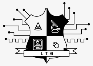 Lady Tech Guild Logo Black On White - Guild Tech