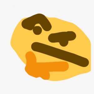 9d5 - Badly Drawn Thinking Emoji