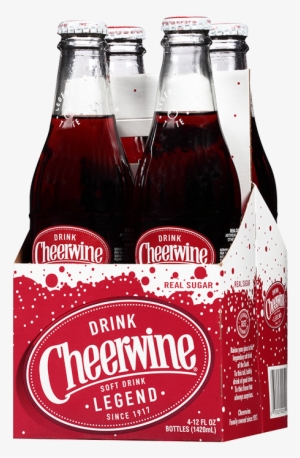 Soda - Cheerwine Cherry Soft Drink 6-12 Fl. Oz. Bottles