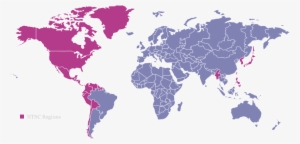 As The Standard Was Developed In The United States - World Map Chocolate