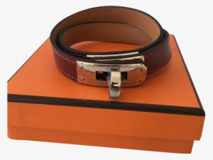 Hermes Kelly Bracelet Double Tour Box Rouge H - Belt Buckle