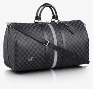 Louis Vuitton Mon Damier Graphite Keepall Bandouliere - Louis Vuitton Keepall Black Monogram