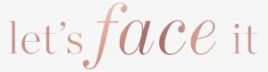 Logo Nm Lets Face It - Let's Face It