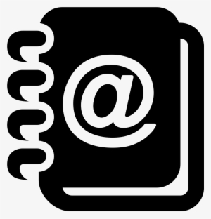 Address Book Icon - Contact Icon Png Black