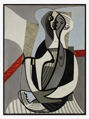 Pablo Picasso , "femme Assise," - Picasso Art Gallery Of Ontario
