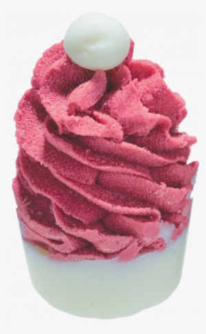 Santa Hat Bath Mallow 50g - Bomb Cosmetics Santa Hat - Kremowa Babeczka Do Kąpieli