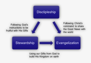 Discipleship, Stewardship And Evangelization - Diagram
