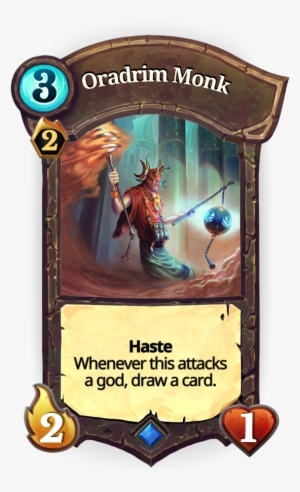 Oradim Monk - Faeria Bomb Slinger
