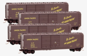 Union Pacific Rp - Accurail Ho Kit 40' Ps-1 Box, Up (3)