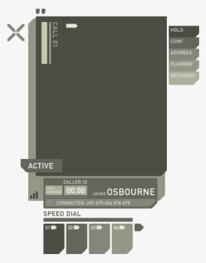 Typography Focused Futuristic Interface - User Interface