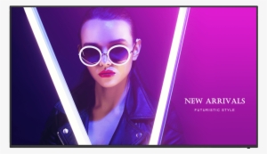 65" Highly Reliable And Versatile Smart Signage - Glasses Fashion Portrait