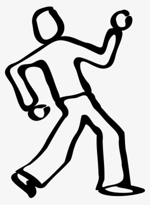 Sketch Clipart Dancing - Dancing Clip Art