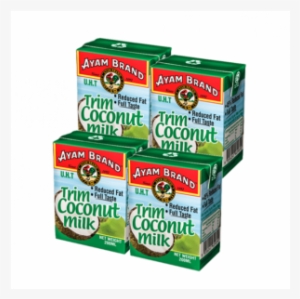 Ayam Brand Trim Coconut Milk 4x200ml - Ayam Brand