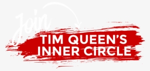 Join Tim Queen's Inner Circle Red Scribble - Keep Calm And Kiss Boys