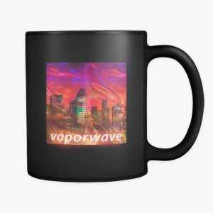 Vaporwave Cities - Lord Of The Cats Mug