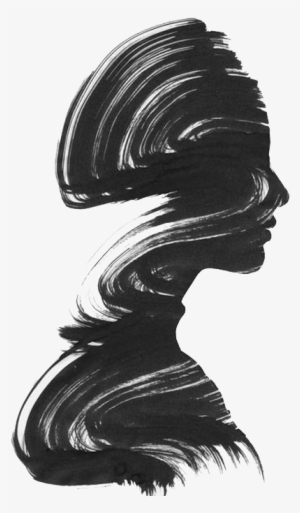 Magicsilhouette Sticker - Black And White Picture Art