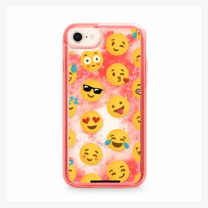 Casetify Glitter Case For Iphone - Emoji Love Iphone Case Yellow/pink By Casetify