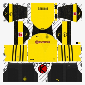 Borussia Dortmund 2018/19 Kit - Dream League Soccer Kit Dortmund 2019