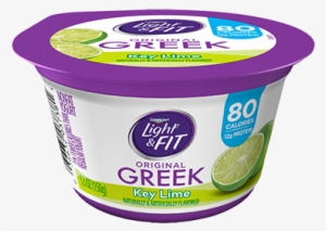 Light & Fit Greek Key Lime - Light & Fit Greek Yogurt, Vanilla - 5.3 Oz Cup