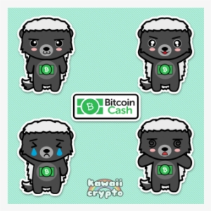 Bitcoin Cash Sticker Pack - Cryptocurrency