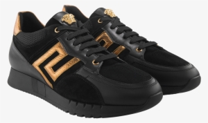 Versace Greek Key Running Shoe Dsu5638-d3vzg D4doh - Versace Logo Sport Shoes